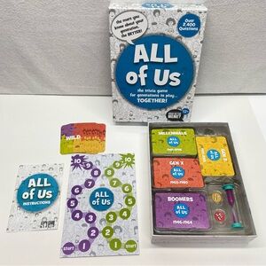 ALL of Us Family Trivia Game Multi Generation Play Together Over 2400 Questions